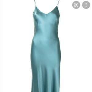 DANNIJO light blue slip silk dress